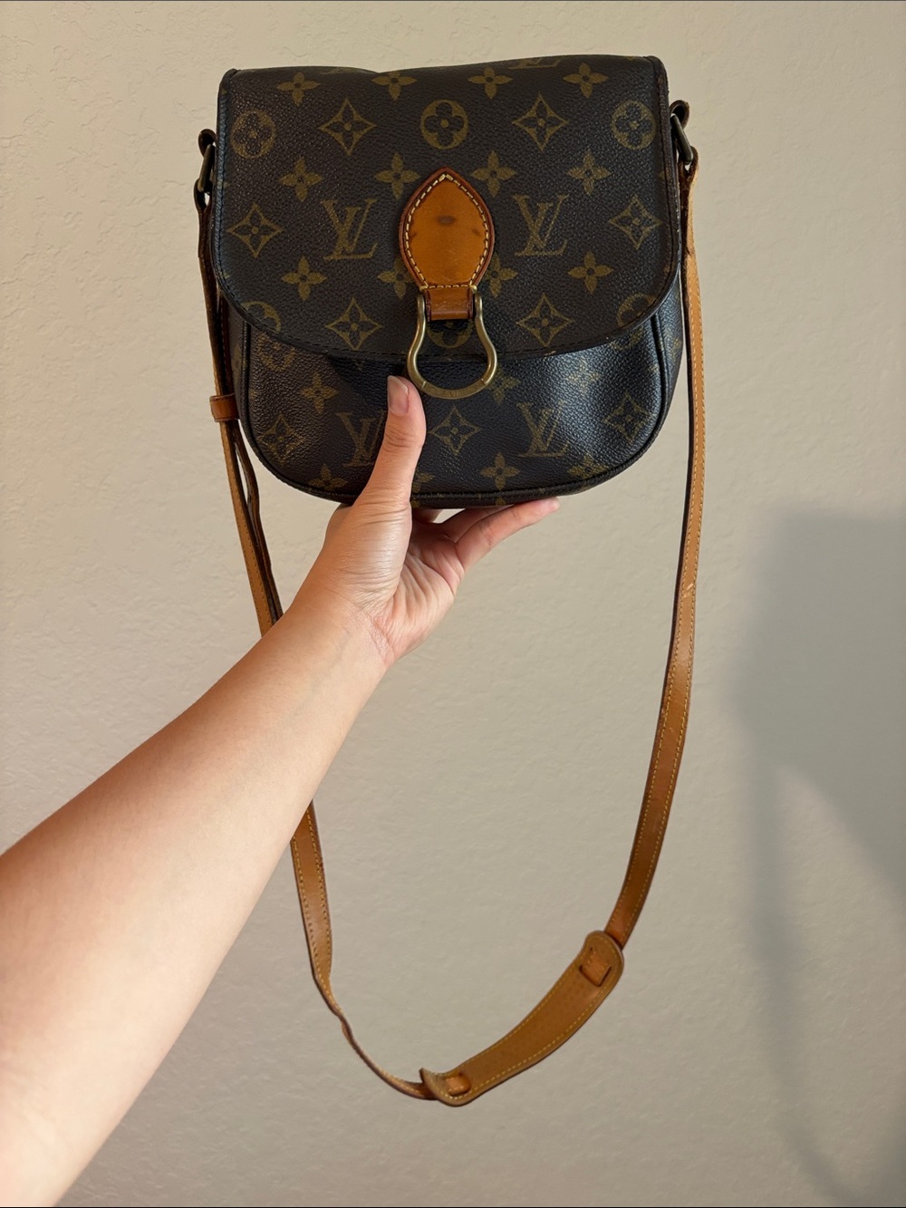 Louis Vuitton LP0970 MM Saint Cloud Brown Monogram Crossbody Bag - Picture 14 of 14